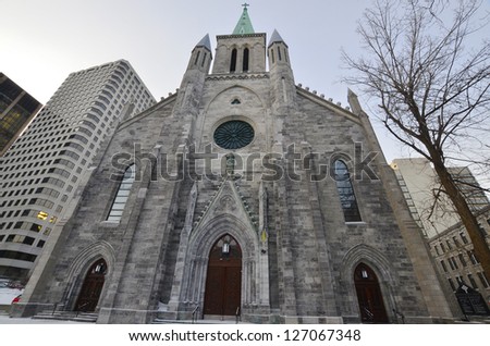 Montreal St. Patrick\'s Church was opened on March 17th, 1847 to serve the needs of the Irish immigrants who had come to Montreal in great numbers due to the famine and other troubles in Ireland.
