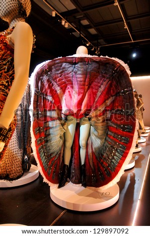 MONTREAL-CANADA SEPTEMBER 24:Jean Paul Gaultier 'Urban jungle' outfits, from the 