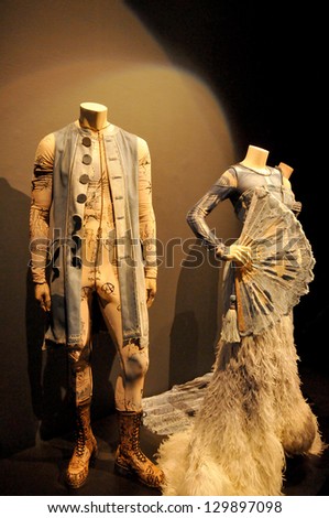 MONTREAL-CANADA SEPTEMBER 24:Jean Paul Gaultier \'Urban jungle\' outfits, from the \