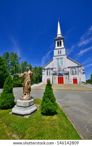 Saint Desire Du Lac Noir church, Blake Lake, Quebec, Canada