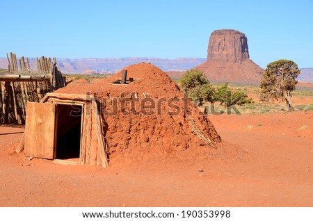 Old indian sauna at Navajo National Monument