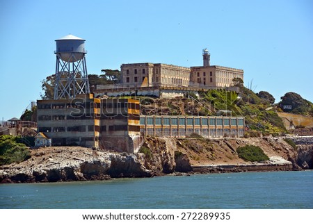 SAN FRANCISCO CA USA  04 14 2015: Alcatraz 