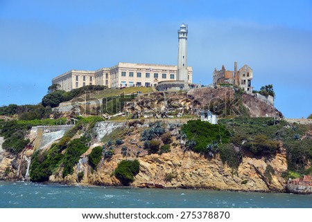SAN FRANCISCO CA USA 04 14 2015: Alcatraz \