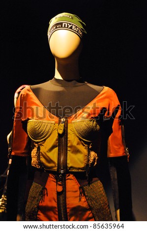 MONTREAL-CANADA SEPTEMBER 24:Jean Paul Gaultier \'Urban jungle\' oufits, from the \