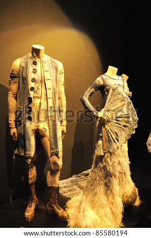 MONTREAL-CANADA SEPTEMBER 24:Jean Paul Gaultier\' The Boudoir\', from the \
