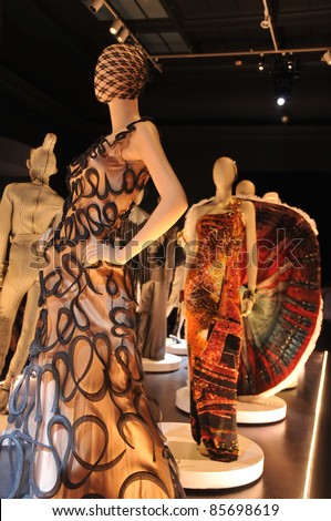 MONTREAL-CANADA SEPTEMBER 24:Jean Paul Gaultier Pigalle dress, from the \