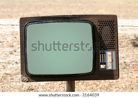 Old grungy Vintage TV