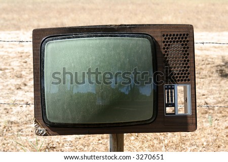 Old grungy Vintage TV