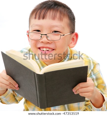 boy with glasses clipart. oy with glasses holding a