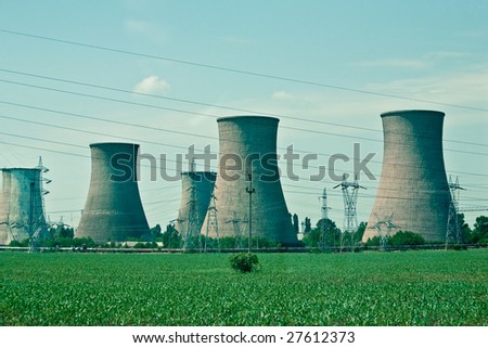 Nuclear exhaust towers