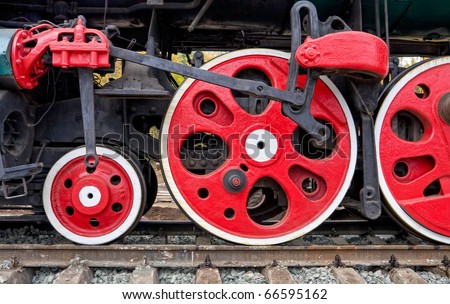 steam trains wheels