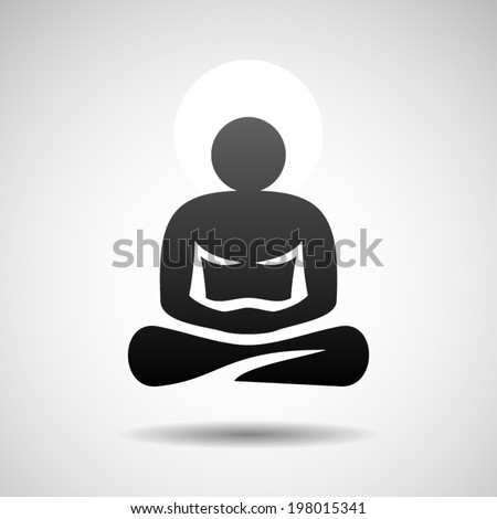 Buddha icon Eps10 Buddha icon Eps10