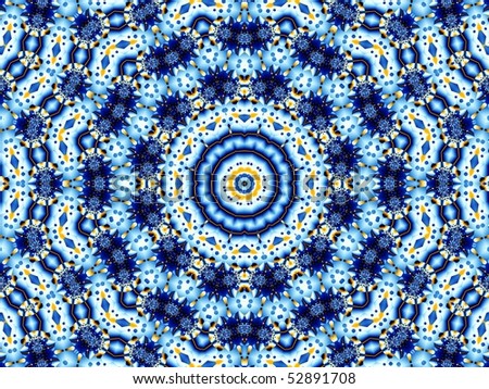 simple and complex mosaic abstract kaleidoscope