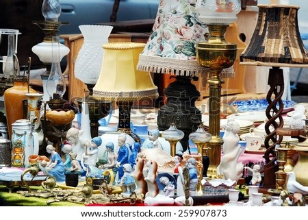 VILNIUS, LITHUANIA - MARCH 7: Weekend in the capital of Lithuania Vilnius city in annual traditional crafts fair - Kaziukas fair on March 7, 2015, Vilnius, Lithuania.