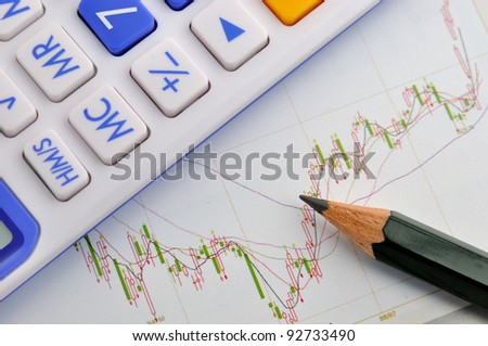 Stock chart analysis and calculation
