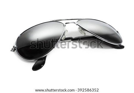 Aviator sunglasses. isolated on white