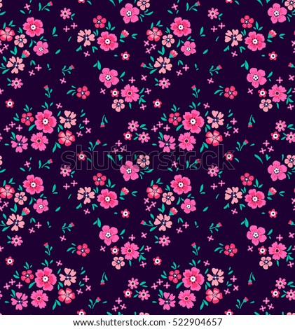 Cute Floral pattern in the small flower. \