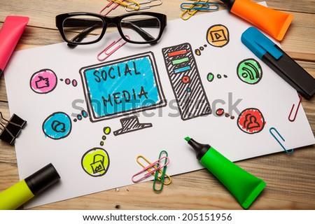 Social media concept