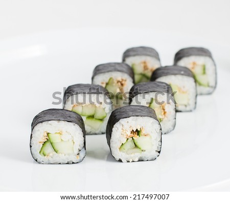 food menu sushi
