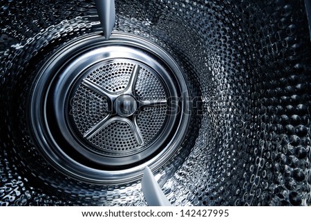 Inside the washing machine