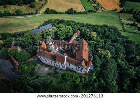 Castle - Germany - aerial photo
