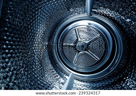 Inside the washing machine