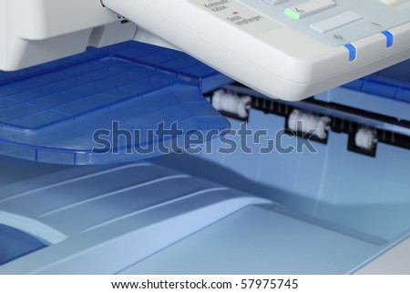 Printer - close-up studio shot