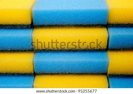 colorful kitchen sponges for ware washing