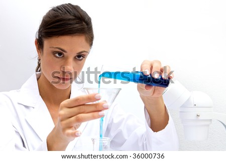 A female scientist working together in a lab