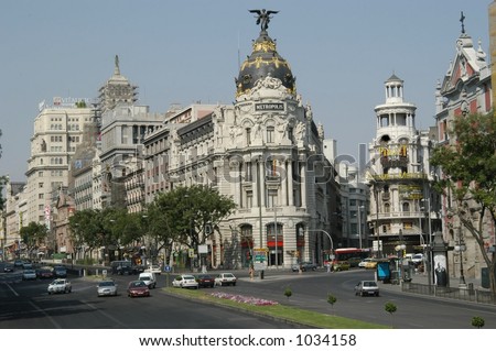 Downtown Madrid, Spain