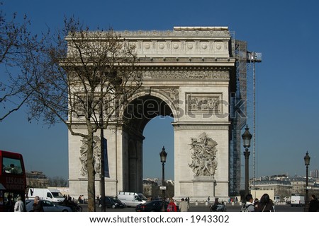 Triumph arch, Paris, France