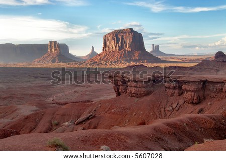Monument Valley scenario, Arizona