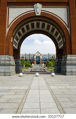 the entrance of east China university of political science