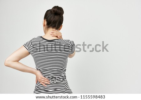 back pain and lower back view