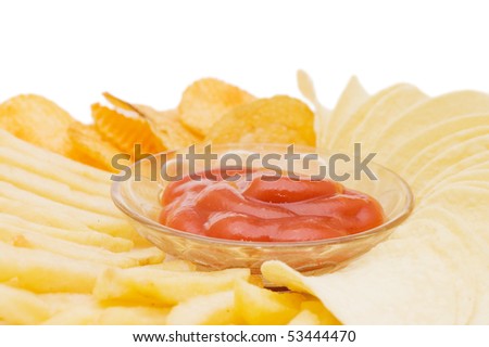 chips with sauce