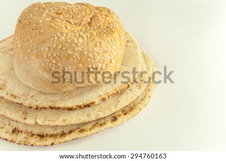 Arabic  Kuboos bread and burger bun