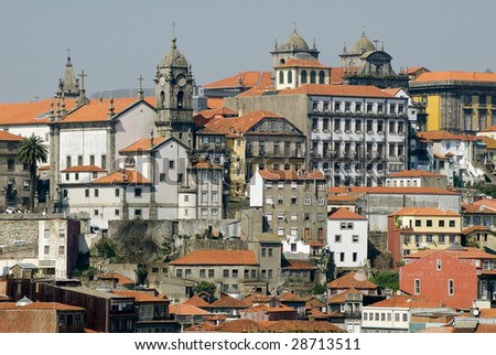 View of Porto, Portugal. Point of interest in Portugal.
