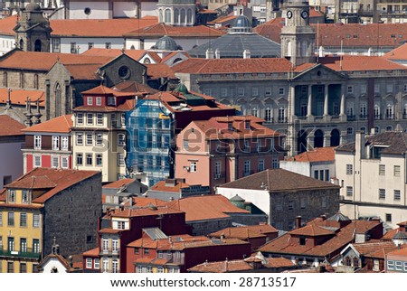 View of Porto, Portugal. Point of interest in Portugal.