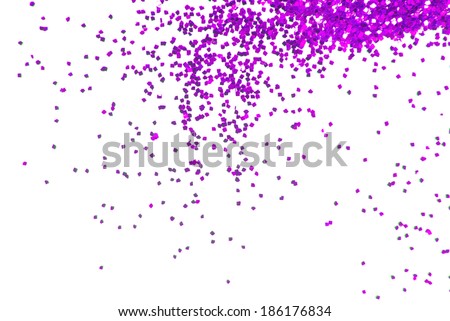 purple glitter frame background