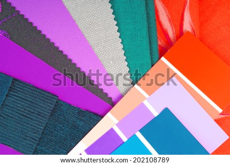 color design cloth selection for interior