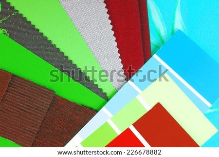 color design cloth selection for interior
