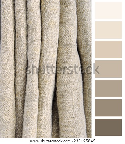 old linen ancient fabric color chart selection complimentary