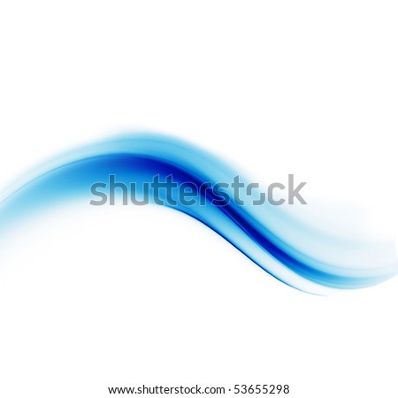 Blue Wave Abstract