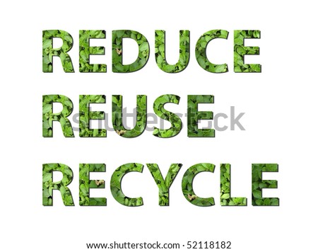 reduce reuse recycle logo. reduce, reuse, recycle are