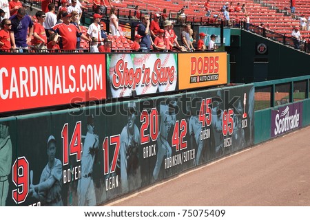 cardinals retired numbers