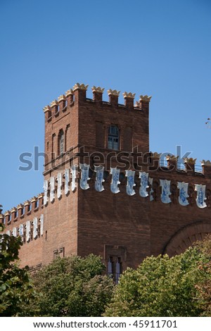 Castle of three dragons. Spain. Barcelona