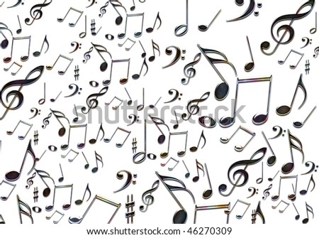 Background of music image - Computational graphic