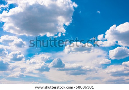 Skyscape (cumulus clouds in the sky)