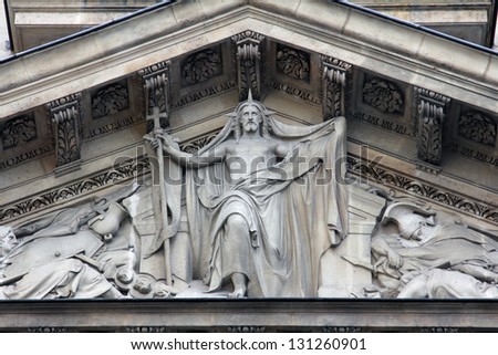 Risen Christ, Saint Etienne du Mont Church, Paris.