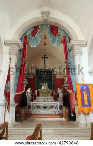 Chapel of St. Vincenca in the church of All Saints in Blato